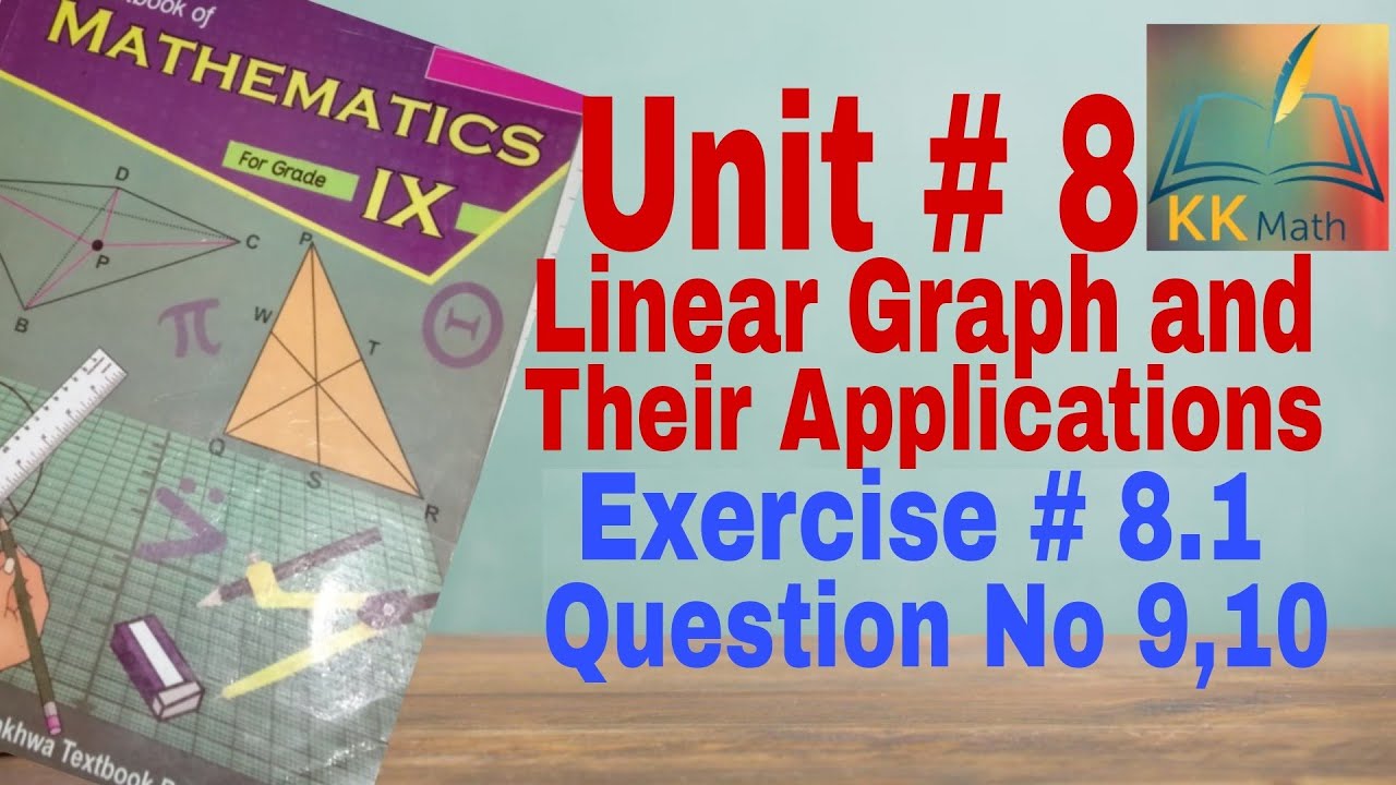 kpk board 9 class math unit 8 Linear Graph and applications Ex 8.1 ...