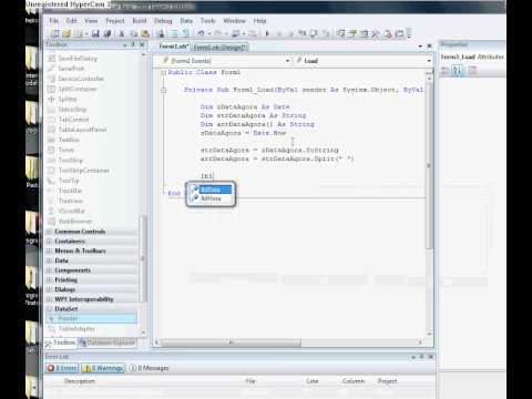 Criando um Timer no Visual Basic 2008