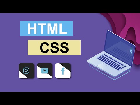 Social media icon hover effect and animation using HTML , CSS simple project for beginners .