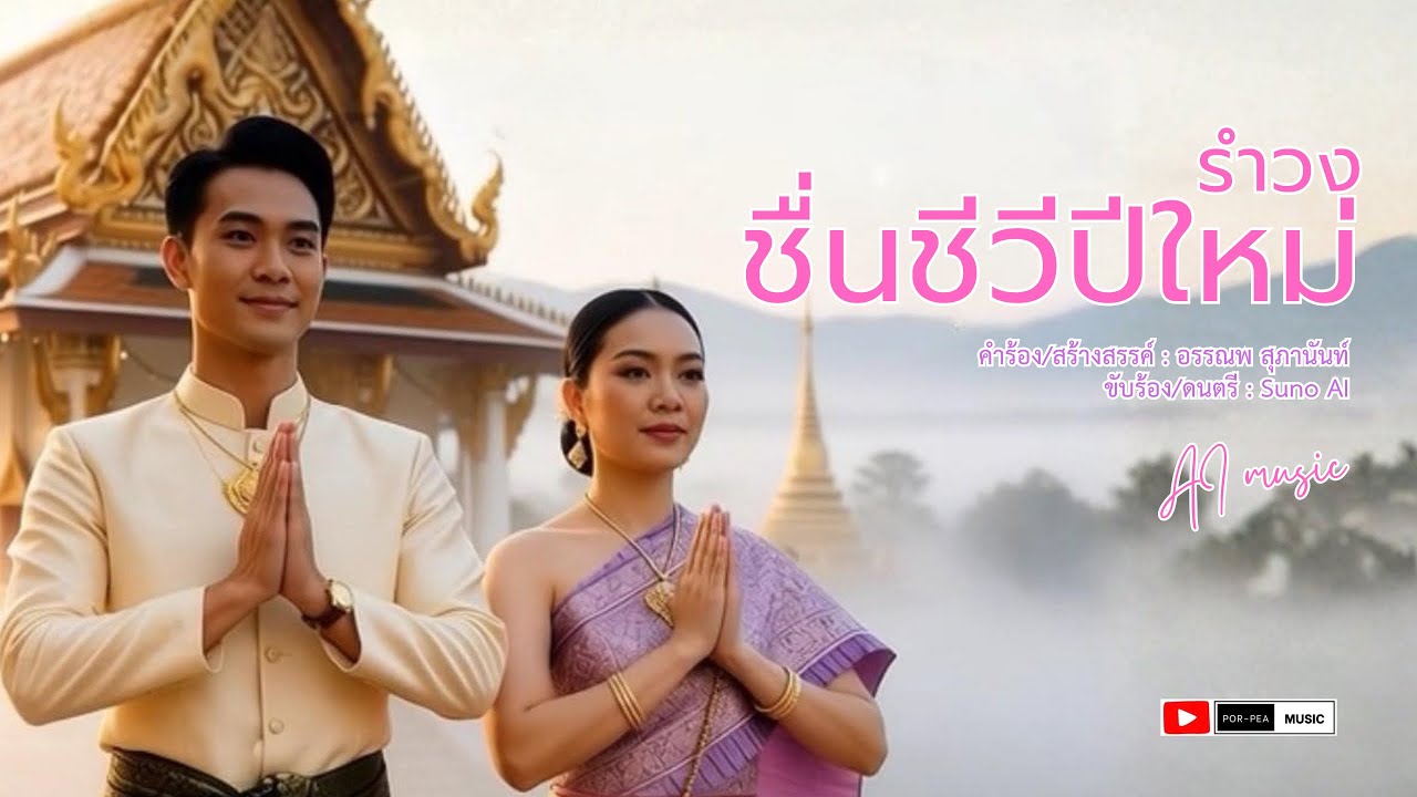 รำวงชื่นชีวีปีใหม่ [ AI official MV ] #เพลงรำวง #เพลงปีใหม่