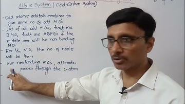 Pericyclic Reactions: π-molecular orbital diagram of allylic systems