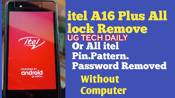 Hard reset in itel A16 plus
