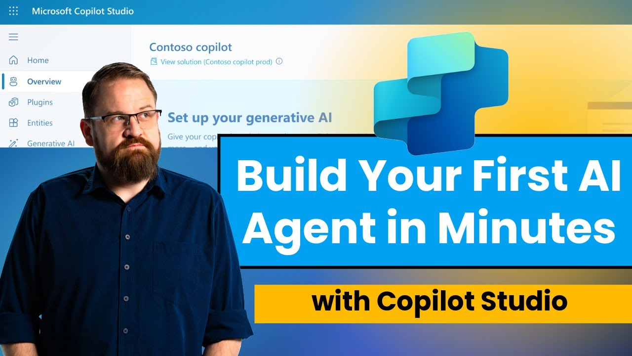 Build Your First AI Agent in Minutes with Copilot Studio | Pax8 - YouTube