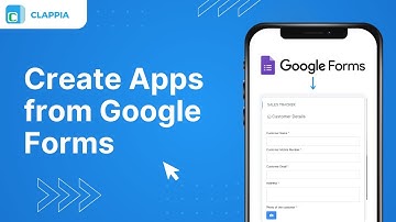 Convert Google Forms into Clappia Apps ⢸ Google Forms Alternative ⢸ No-Code Low-Code Platform