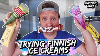 TRYING FINNISH ICE CREAMS | Taste Test Tuesday