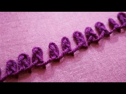 Rosette Chain Stitch (Embroidery For Beginners) #beginners #embroidery