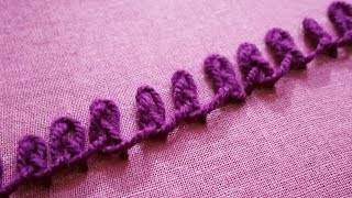 Rosette Chain Stitch embroidery For Beginners beginners embroidery