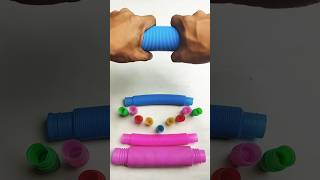 Relaxing voicing of POP Tube | diy #asmr #satisfying #poptubesound #creative #shorts #popit