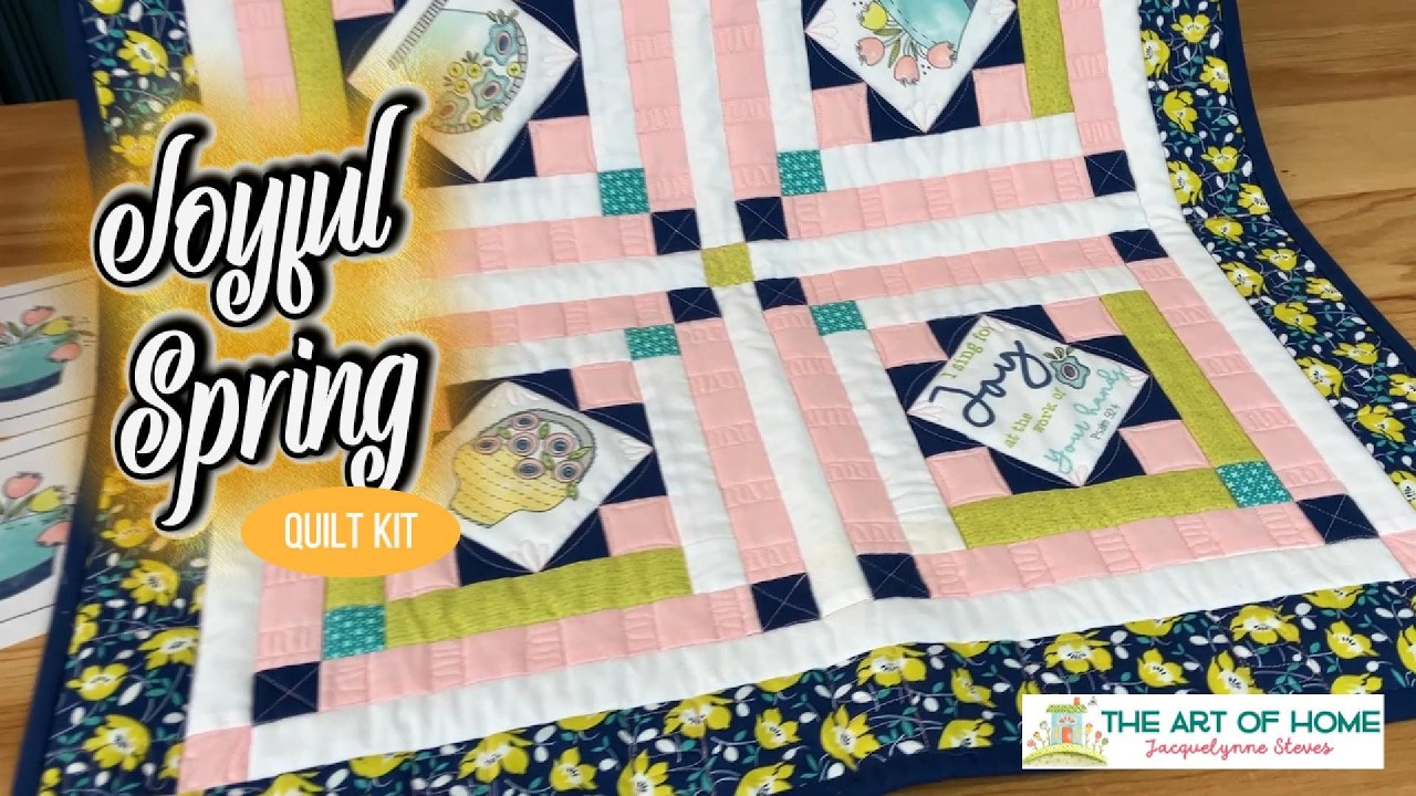 Joyful Spring Quilt Kit Sale - YouTube