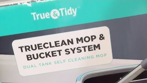True and tidy mop bucket system