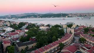 4K Gün Batımı Videosu İstanbul Boğazı