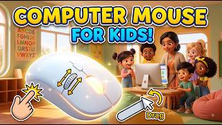 🖱️ What is a Computer Mouse_ _ Learn Mouse Parts & 5 Mouse Actions _ Computer Basics for Kids