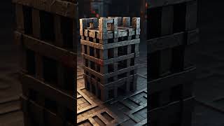Blok Iron Bars di Minecraft tapi Versi AI! #shorts