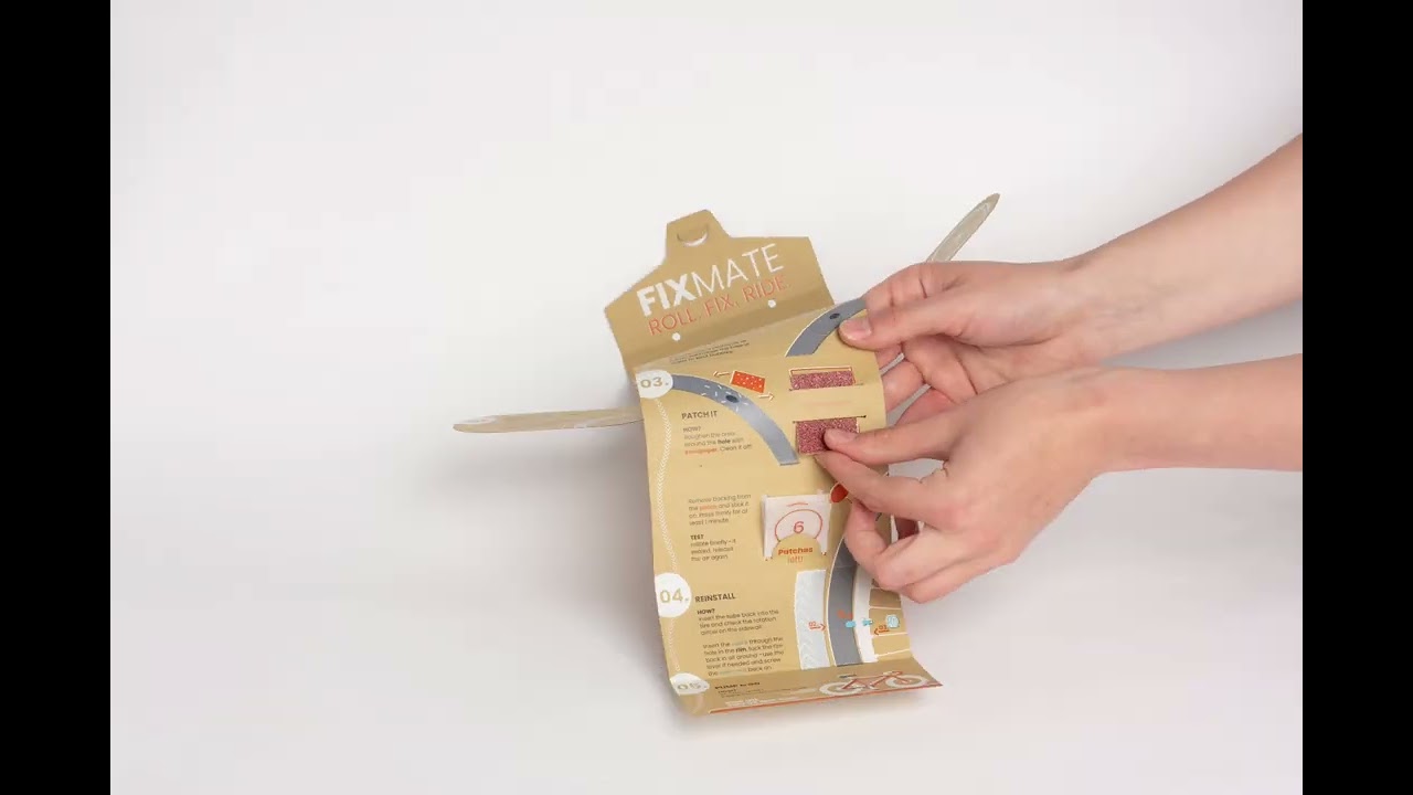 FIXMATE - Your roll-up bicycle repair kit buddy (a stop motion video)
