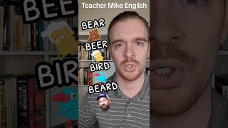 How to Pronounce BEAR, BEER, BIRD, and BEARD #englishpronunciation