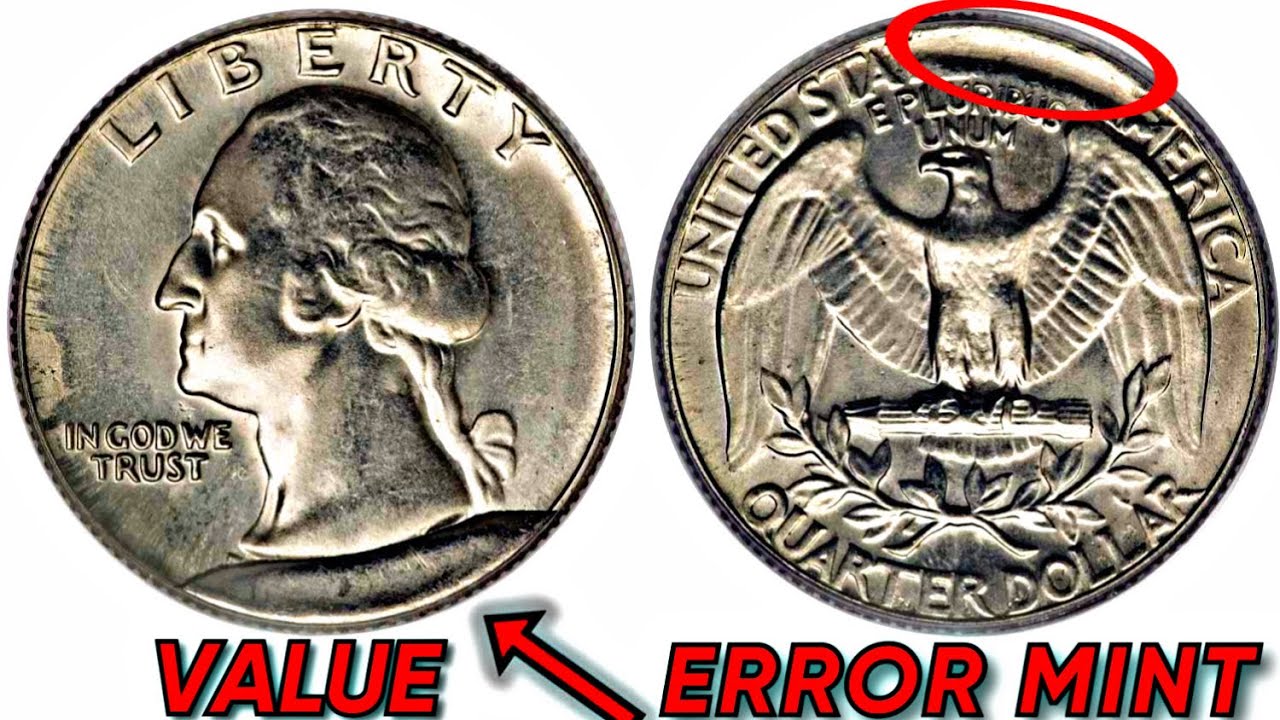 ERROR MINT QUARTER DOLLAR 1995 - VALUE - YouTube