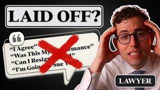 NEVER Say These 4 Things If You’re Being Laid Off (Lawyer's Warning) Profile