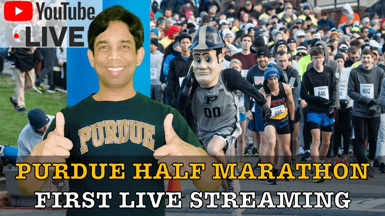 Purdue Half Marathon 2023 Live Stream by a Rocket Scientist