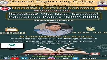 DECODING OF NEW NATONAL EDUCATIONAL POLICY-(NEP-2020)