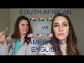 Afrique du sud vs anglais amricain