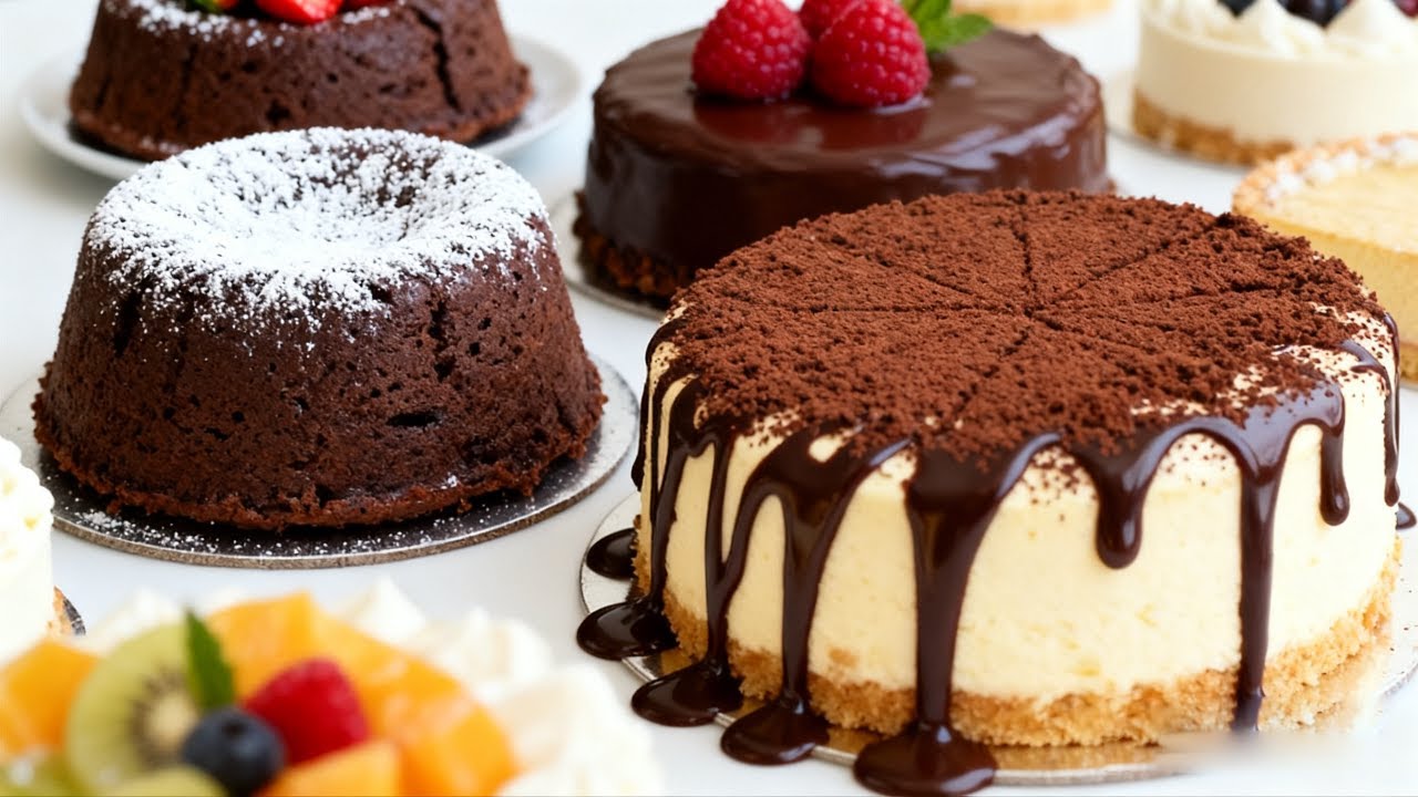 Satisfying Relaxing Video_Chocolate Lava Cake_Asmr_Tiktok