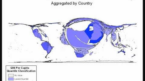USAID AId Cartograms 1985-2008