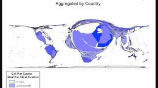 USAID AId Cartograms 1985-2008