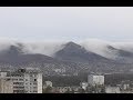 Новороссийская Бора 24.10.2017. Скорость х16 / northeast wind х16 / 北東部の風 х16