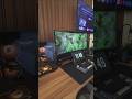 Day to Night My Desk Setup #desksetup #games #shorts