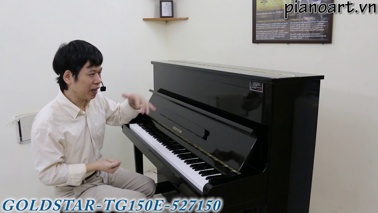 [Bán Piano] Pianoart giới thiệu đàn GOLDSTAR TG150E - 527150