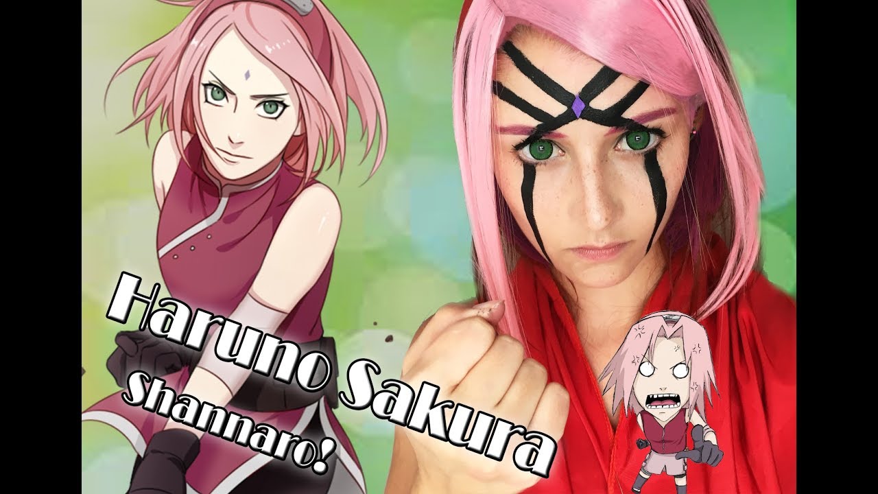 Maquiagem Haruno Sakura - Anime Naruto (Versão 1)