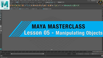 MAYA MASTERCLASS 05 - How To MANIPULATE OBJECTS ( Move, Rotate, Scale ) ( BEGINNER TUTORIAL )