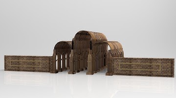 Modeling a city in Autodesk maya 2020 part-01(City Gate)