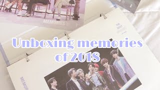 Unboxing Bts memories of 2018