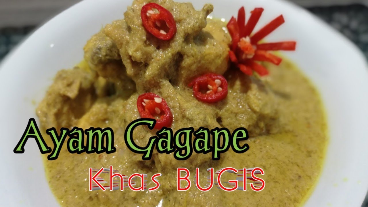 Resep Ayam Gagape Khas Bugis Sulsel Super Gurih dan Lezat //Menu Nusantara.