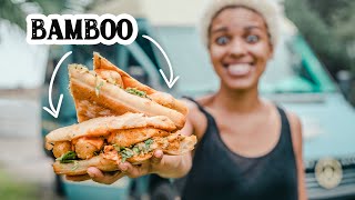 VAN LIFE CHEF makes MEAT FREE PO BOY SANDWICH secret ingredient for vegans Ride 