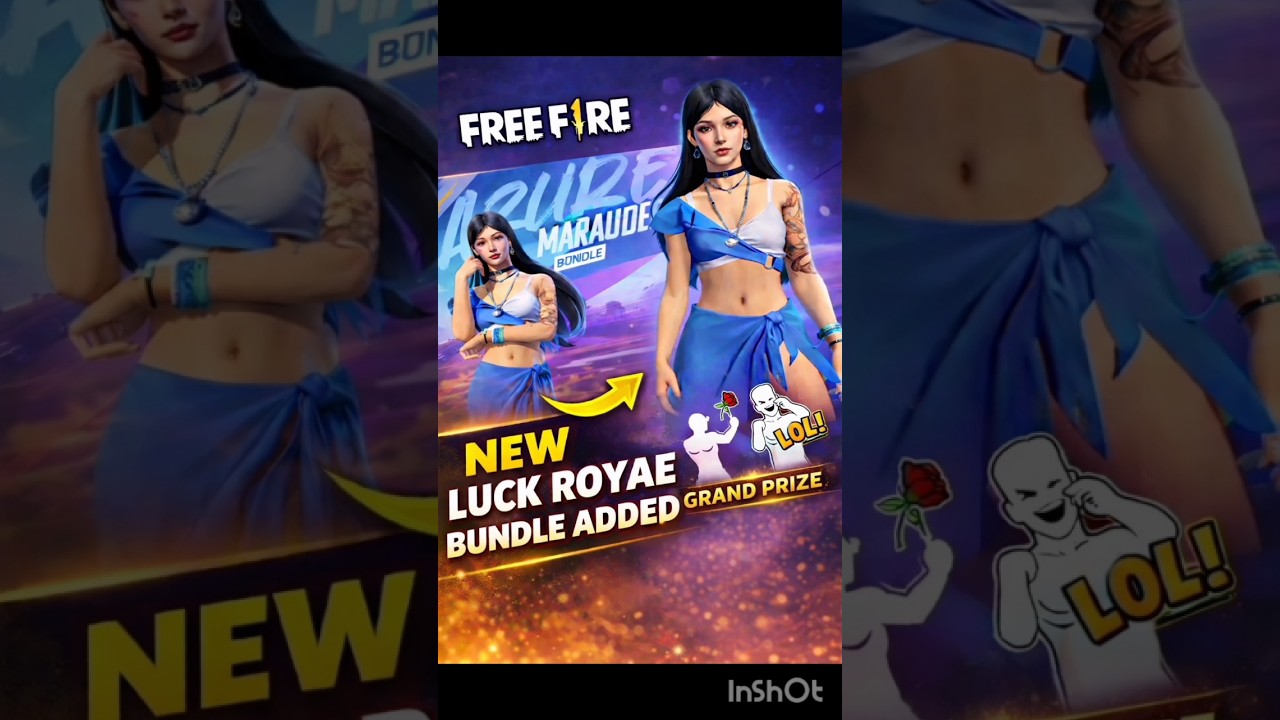 New luck royel bundle in free fire | ☠️🤫👌🏻