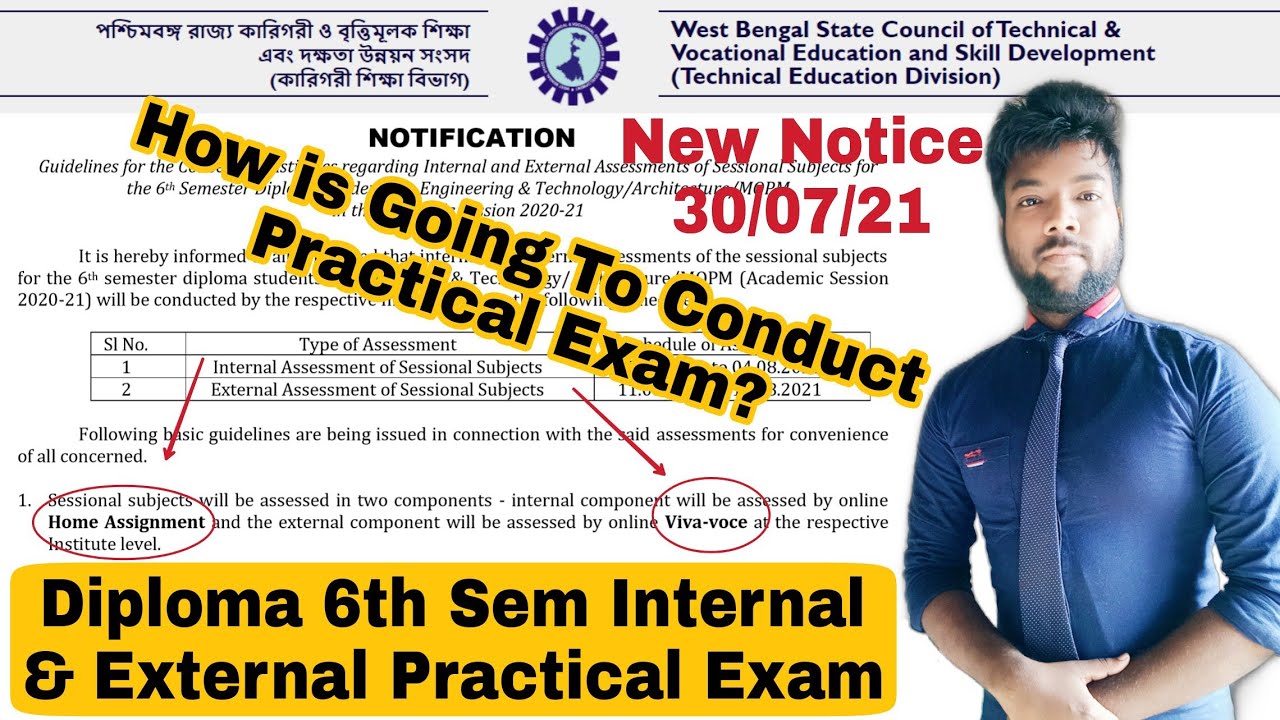 Diploma 6th Sem Internal/External Practical Exam | How is Going To Conduct Both Exam? Step By Step.