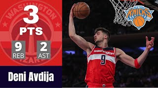 Deni Avdija Highlights VS New York Knicks - 3 PTS, 9 REB, 2 AST | דני אבדיה היילייטס נגד הניקס
