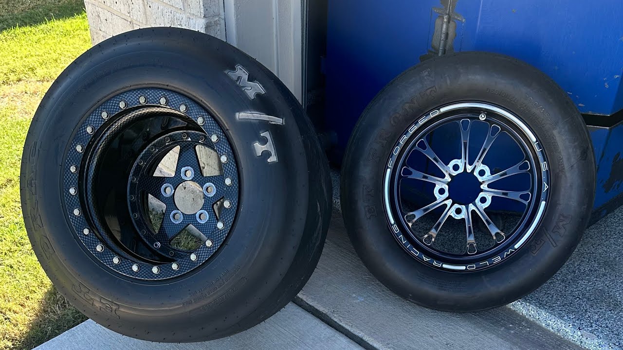 Double Beadlock weld Wheels 15x14 with tubes big tire to small tire slicks carbon fiber coated 