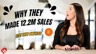 5 Etsy Shops Generated 12.2M Sales:Why They Win | EHunt Store Analysis