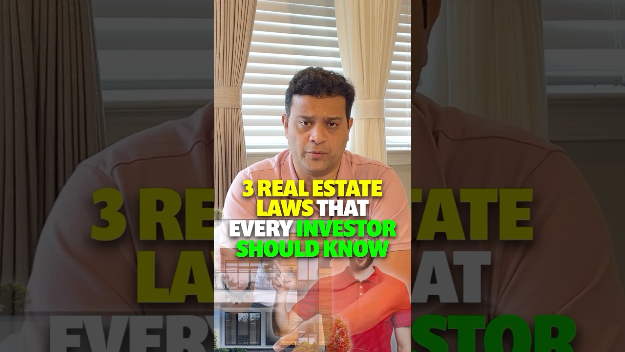 3 Real Estate laws that EVERY investor should know!