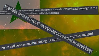 Esperanto is a parasite sed ĝi estas voĉsintezata de la espero (deĉulo)
