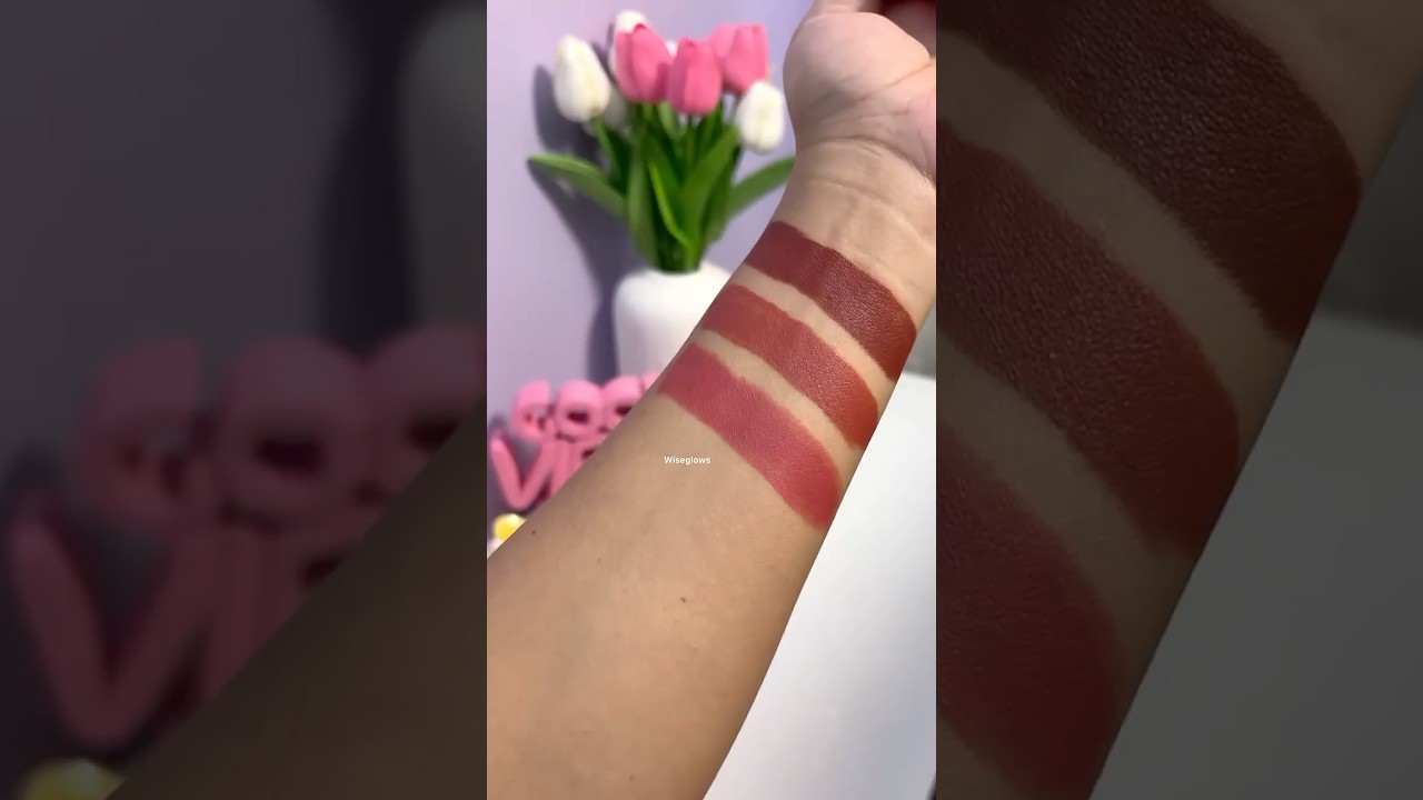 Best Swiss Beauty Nude Lipsticks Under ₹200 💄Brown & Pink Shades for Indian Skin 