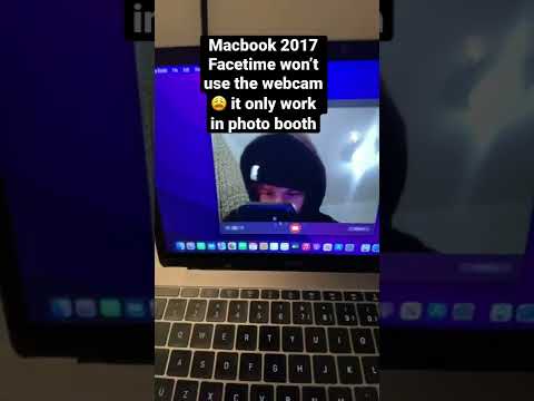 Apple Macbook 2017 FaceTime can’t use the webcam.