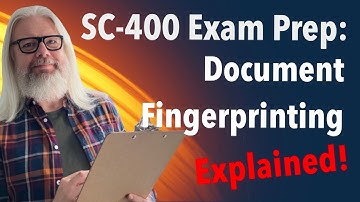 SC-400-examensucces: een diepgaande duik in documentvingerafdrukken | Peter Rising MVP