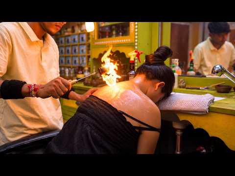 Hot Oil Tok-Sen Shoulder Massage for pain Relief ASMR | Indian Massage