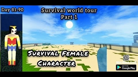 Survival world tour part 1. Survival series season 5 day 81-90 Mini block craft