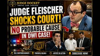 JUDGE FLEISCHER SHOCKS COURT | NO PROBABLE CAUSE IN DWI CASE!