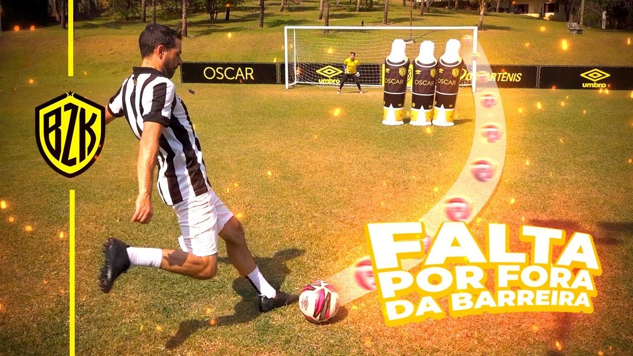 APRENDA BATER FALTAS POR FORA DA BARREIRA! (Lances efetivos de futebol)  {BZK} 